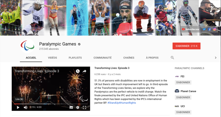 Paralympics Games youtube